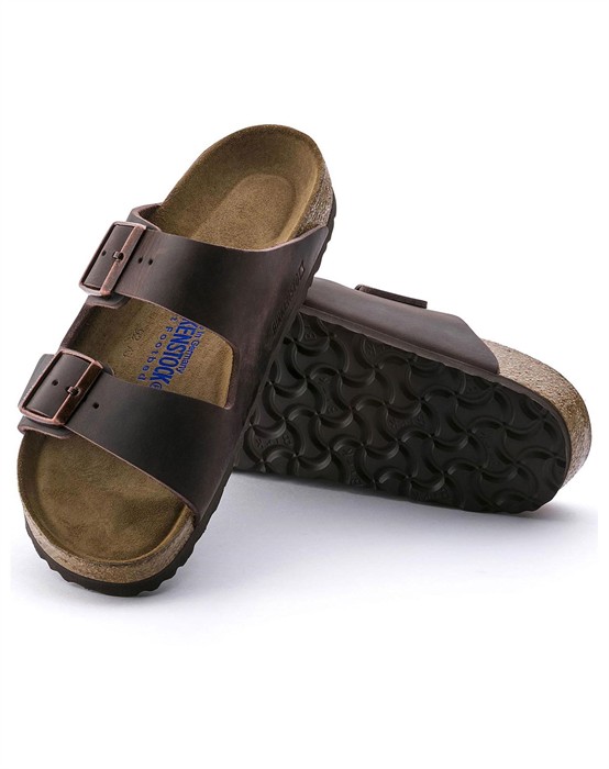 Arizona Oiled Leather Sandal - Habana - Men